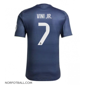 Billige Fotballdrakt Real Madrid Vinicius Junior #7 Replika Bortedrakt 2025-26 Kortermet